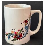 K - Set of 5 Nordic Theme Bergquist Imports Coffee Mugs