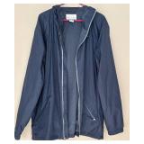 LR - Columbia Navy Blue Wind or Rain Jacket Size 2XT