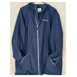 LR - Columbia Navy Blue Wind or Rain Jacket Size 2XT