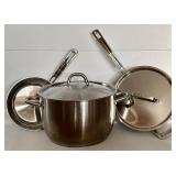 K - IKEA 365+ Stainless Steel Stock Pot and 3 Cuisinart Pans