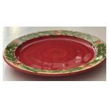 LR - Gayle Pittman Signed 15-Inch Hand-Painted Platter 2003