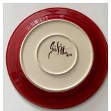 LR - Gayle Pittman Signed 15-Inch Hand-Painted Platter 2003
