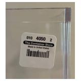 K - The Container Store Set of 9 Acrylic Storage Bins