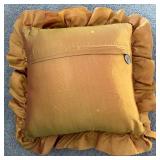 LR - Decor Collection with Pillows, Wooden Painted Fish, and New Pillow Covers