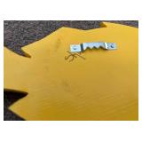 LR - Decor Collection with Pillows, Wooden Painted Fish, and New Pillow Covers