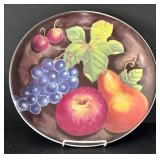 K - Assorted Serveware Lot: Furio Eden Fruit Platter, Simplydesignz Flower Platter, Chantal Red Hearts, GP Green Bowl