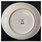 K - Assorted Serveware Lot: Furio Eden Fruit Platter, Simplydesignz Flower Platter, Chantal Red Hearts, GP Green Bowl