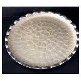 K - Assorted Serveware Lot: Furio Eden Fruit Platter, Simplydesignz Flower Platter, Chantal Red Hearts, GP Green Bowl