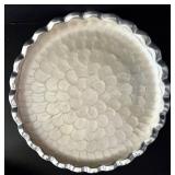 K - Assorted Serveware Lot: Furio Eden Fruit Platter, Simplydesignz Flower Platter, Chantal Red Hearts, GP Green Bowl