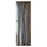 MBR - Set of 4 Gray Curtain Panels with Room Darkening Shades, 82x50 Inches Each