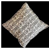 LR - Set of 2 Throw Pillows with Cartoon and Floral Designs and 1 Goose-Themed Pillow Cover