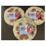 E - Daily Choice Rising Crust Uncured Pepperoni Pizza, 3 Pack (Frozen, 30 oz each)