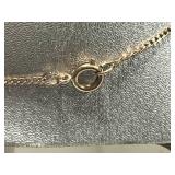 Jewelry Collection: Heart Necklace, 6.5" Shell Bracelet, and Assorted Pins