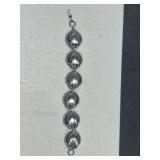 Jewelry Collection: Heart Necklace, 6.5" Shell Bracelet, and Assorted Pins