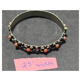 Coral and Silver Jewelry Set with Necklaces, Earrings, Brooch, and Bracelet