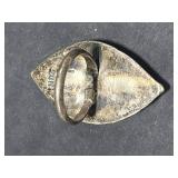 Vintage Coral Jewelry Set with Two Necklaces, Earrings, and Inlay Ring