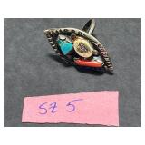 Vintage Coral Jewelry Set with Two Necklaces, Earrings, and Inlay Ring