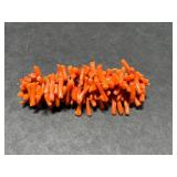 Vintage Coral Jewelry Set - Necklaces, Brooch, Ring, and Hoop Earrings