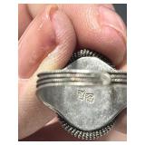 Vintage Coral Jewelry Set - Necklaces, Brooch, Ring, and Hoop Earrings