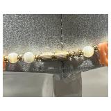 Vintage Coral Jewelry Set - Necklaces, Brooch, Ring, and Hoop Earrings