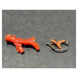 Vintage Coral Jewelry Set with Necklaces, Bracelet, Brooches, and Earrings