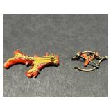 Vintage Coral Jewelry Set with Necklaces, Bracelet, Brooches, and Earrings