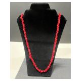 Vintage Coral Jewelry Set with Necklaces, Bracelet, Brooches, and Earrings