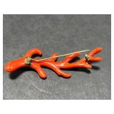 Vintage Coral and Shell Jewelry Collection - Necklaces, Brooch, Bracelet, and Pendant