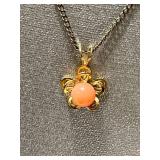Coral Jewelry Collection Including Necklaces, Bracelets, Pin, Pendant and Ring