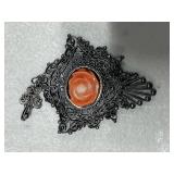 Collection of Vintage Coral and Pearl Jewelry - 4 Necklaces, Brooch, and Earrings