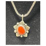 Collection of Vintage Coral and Pearl Jewelry - 4 Necklaces, Brooch, and Earrings