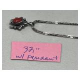 Collection of Vintage Coral and Pearl Jewelry - 4 Necklaces, Brooch, and Earrings