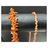 Lot of Beaded and Coral Jewelry Necklaces and Bracelets