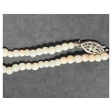 Collection of Coral and Bead Necklaces with Vintage Clasps