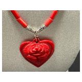 Collection of Coral and Bead Necklaces with Vintage Clasps