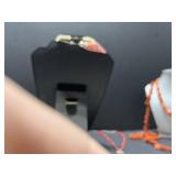 Collection of Coral and Bead Necklaces Including Multi-Strand, Branch, and Silver Accents