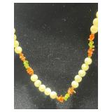 Collection of Coral and Bead Necklaces Including Multi-Strand, Branch, and Silver Accents