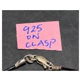 Set of 2 Red Coral Beaded Necklaces with Silver and Stone Pendants