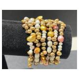 Jewelry Collection: 1928 Sandy Heart Necklace, Fish Brooch, Heart Pins, Bracelets, Hoop Earrings