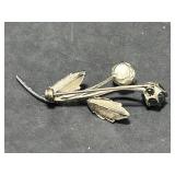 Vintage Pearl Jewelry Set with Multistrand Necklace, Tiger Eye Sweater Guard, and Bracelet