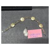 Lot of Pearl Necklaces, Earrings, Sterling Bracelet, Gold Tone Bracelet and Pendant