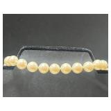 Vintage Pearl and Shell Jewelry Set with Necklace, Bracelets, and Earrings