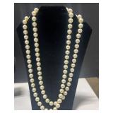 Collection of Imitation Pearl Necklaces and Bracelet