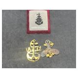 Collection of Sterling Silver Jewelry Including Dolphin Necklace, Anchor Pendants, and Cuff Bracelet