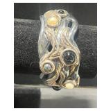 Collection of Sterling Silver Jewelry Including Dolphin Necklace, Anchor Pendants, and Cuff Bracelet