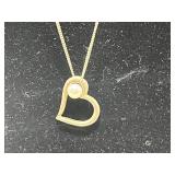 Jewelry Set with Faux Pearl Necklaces, Bracelets, Shell Earrings, and Heart Pendant Necklace