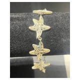 Collection of Sterling Silver Jewelry: Pearl Necklaces, Starfish Bracelet, and Owl Brooch