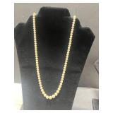 Vintage Jewelry Lot with Sterling Perfume Bottle, Shell Necklaces, and Flower Brooch