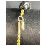 Set of 4 Carved Black Coral Jewelry Pendants and Necklace