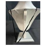 Set of 4 Carved Black Coral Jewelry Pendants and Necklace